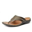 Clarks Men Olive Leather Formal Shoes-8 UK/India (42 EU) (91261469067080)