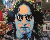 NEW John Lennon Graffiti Art Print Poster Canvas FREE SHIPPING The Beatles