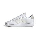 ADIDAS Grand Court Alpha, Sneaker Donna, Ftwr White/Zero Met./Ftwr White, 38 EU