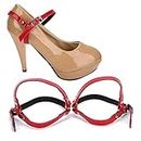 Anti-Loose Shoelace, 1Pair Women Transparent Heel Straps Detachable Shoe Strap High Heels Bundle Shoelace Accessories(18 * 12 * 4cm-#1)