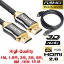 Premium Gold Plated HDMI Cables Connectors TV Video & Audio Accessories AUS SLR