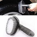 Car-Dec Wheel Tire Rim Scrub Brush Hub Clean Wash Useful Brush Car Truck Motorcycle Bike Washing Cleaning Tool