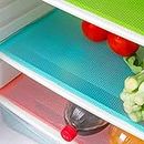 12 Pcs Refrigerator Liners, MayNest Washable Mats Covers Pads, Home Kitchen Gadgets Accessories Organization for Top Freezer Glass Shelf Wire Shelving Cupboard Cabinet Drawers (12 Green)