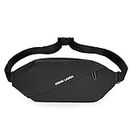 Gustave Waist Bag For Unisex With Adjustable Strap, Stylish Fanny Pack Waterproof Chest Bag Lightweight Belt Bag For Running Travel Sports Cycling Workout Gym Outdoor