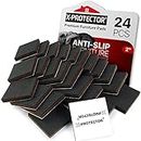 X-Protector Furniture Grippers Premium 24 Pieces 2 Furniture Pads Floor Protectors for Furniture Legs, Best Non Slip Pad Rubber Feet Stop Your Furniture with Anti Slip Floor Pads