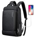 Contacts 15 Inch Everyday Laptop Versatile Standard Backpack With Usb Charging Port | Multi Functional Bagpack (Black), 30 X 11.5 X 44 cm