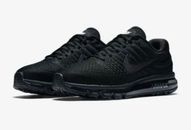 Nike Air Max 2017 Sneakers Triple Black Womens Size US 7-12 Casual Shoes New✅