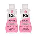 Rit Dye Multi-Purpose Liquid 8 OZ. | Great for Clothing, Accessories, Décor, and Much More | 2-Pack, Petal Pink