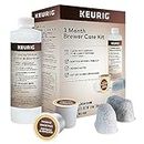 Keurig 3-Month Brewer Maintenance Kit, Includes Descaling Solution, Water Filter Cartridges & Rinse Pods, Compatible with Keurig Classic/1.0 & 2.0 K-Cup Pod Coffee Makers, 7 Count