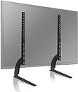 24x7 eMall Universal Table Top TV Stand for Most 27 30 32 37 40 43 47 50 55 60 65 Inch Plasma LCD LED Flat or Curved Screen TVs with Height Adjustment, VESA Patterns up to 800x400 mm