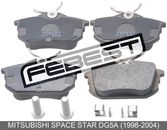 Pad Kit, Disc Brake, Rear - Kit For Mitsubishi Space Star Dg5A (1998-2004)