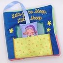 Books for Babies - Let's Go to Sleep, Little Sheep: Libro de tela suave en INGLÉS para bebés entre 0 y 36 meses. Interactivo y con una oveja de juguete.: 2