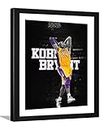 zig zag NBA Basketball Quotes Poster Photo Frame For Room, Wall, Home D�cor Size Medium (13.5x9.5, Kobe Bryant)