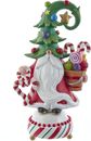 Jolly Jingles Tree Hat Table Piece Gnome, 12-Inch, Multicolored