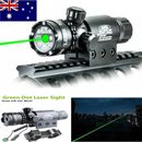 Tactical Green Dot Laser Sight Rifle Gun Scope Rail&Barrel Mount Pressure Switch