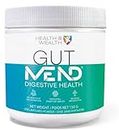 Health IS Wealth GutMEND Advanced Gut Health Powder with Ginger, L Glutamine, Marshmallow Root - Relieves Inflammation, Indigestion, Nausea - 5g per Serving (150g)
