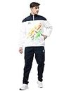Shiv Naresh Track Suit for Men | Regular Fit | Sports Wear | Moisture Wicking | Navy/White | Style no. 974 | Khelo India