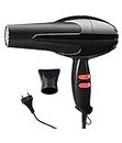 Nirvani 1500 Watt Professional 2888 Hair Dryer For Men and Women With 2 Speed and 2 Heat Setting,1 Concentrator Nozzle and Removable Filter With Hanging Loop (Black)