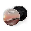 dhcrafts Fridge Magnet Multicolor Rock Beach Pondicherry Glossy Finish Design Pack of 1 (58mm)