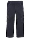 The Children's Place Boys' Pull on Cargo Pants, New Navy, 8
