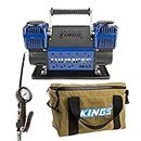 KINGS Thumper Max Dual Air Compressor + 3in1 Ultimate Air Tool + Canvas Bag