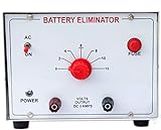 Salco multistep battery eliminator 0-12 v 3 amp with regulated power supply for scientific experiments