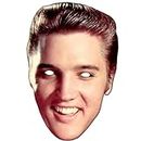 STAR CUTOUTS SMP381 6 x Elvis Presley Party and Gift The King Masks, Solid, Multicolour, Lifesize