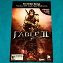 Fable II Pub Games Pre-Order Bonus Content Card Xbox 360 CLOSING LAST CHANCE
