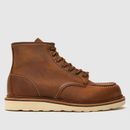 Red Wing 6 inch classic moc boots in brown