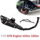 Motorcycle Exhaust System Muffler For GY6 Engine 125cc 150cc Scooter Moped ATV