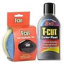 T-Cut Grey Scratch Remover Color Fast Paintwork Restorer Car Polish - 500ml plus a Wax Applicator Set with Handle * 13 Colours Available