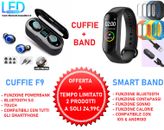 SMART BAND M6 SMARTWATCH + CUFFIA BLUETHOOT PER IPHONE ANDROID IPHONE MAX WATCH 