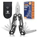 14-in-1 Multitool with Safety Locking, Professional Stainless Steel Multitool Pliers Pocket Knife, Bottle Opener, Screwdriver with Nylon Sheath ，Apply to Survival,Camping, Hunting and Hiking