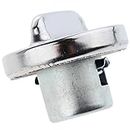 CALANDIS Silver Metal Fuel Gas Tank Cap for GY6125 Scooter Moped Dirt Bikes