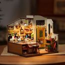 Kit casa delle bambole in miniatura cucina Rolife 1:24 casa delle bambole accogliente fai da te bambola casa regalo per adolescenti