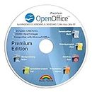 OpenOffice Premium Edition for Windows 11-10-8-7-Vista-XP | PC Software and 1.000 New Fonts and Free Email Support | Alternative to Office | Compatible with Word, Excel and PowerPoint