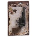 Pistola Giocattolo Per Bambini Oregon Antik Edison Da 6 Colpi In Plastica Nero