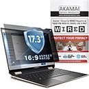 Akamai Office Products 17.3 Inch (Diagonally Measured) Privacy Screen Filter for Widescreen Laptops Anti Glare