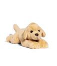 FAO Schwarz  Toy Plush  lying   38cm Labrador dog  age 0+ beige NEW