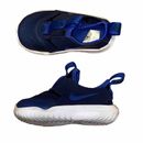 Zapatos Nike para niños pequeños talla 6C Flex Runner medianoche azul marino AT4665-407 Tenis 