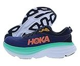 HOKA ONE ONE Bondi 8 Womens Shoes, Outer Space/Bellwether Blue, 7 US