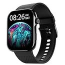 Noise ColorFit Ultra 3 Bluetooth Calling Smart Watch with Biggest 1.96" AMOLED Display, Premium Metallic Build, Functional Crown, Gesture Control with Silicon Strap (Jet Black)