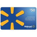 Walmart $50 Gift Card, Brand New, Unopened, unscratched — Email Or Pick Up