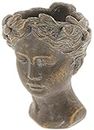Lucky Winner greco/romano stile femminile statua testa cemento fioriera, Evelina, 8"