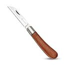 Linsen-outdoor Pruning Knife,Grafting Knife, Stainless Steel Garden Budding Knife, Folding Pocket Knife for Grafting Multi Cutting Tool, Weed Bushes Branches Mushroom Diggig Knife