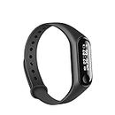 Exxelo M3 Smart Fitness Band with Activity Tracker/Waterproof Body/Calorie Counter/Blood Pressure Meter/Pedometer/Heart Rate Monitor/OLED Display for Android