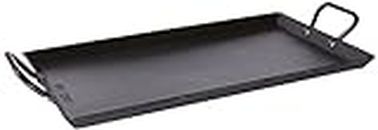 Lodge Carbon Steel Griddle, Pre-Seasoned, 18-inch, Black