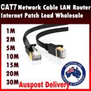 CAT7 Ethernet Network Cable LAN Internet 0.2 0.5 1 2 3 5 10 15 20 30 m FREE POST