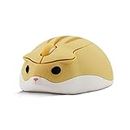 Lankater Wireless Optical Mouse Cute Cartoon Hamster USB Computer Mice Small Ergonomic Pink Mini 3D Pc Office Mouse for Kid Girl Gift