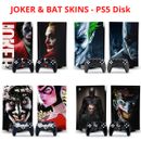 Joker Bat PS5 Disk Skin Sticker adesivo decalcomania wrap controller console